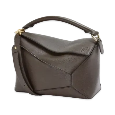 LOEWE Puzzle Edge Bag In Goatskin "Taupe"