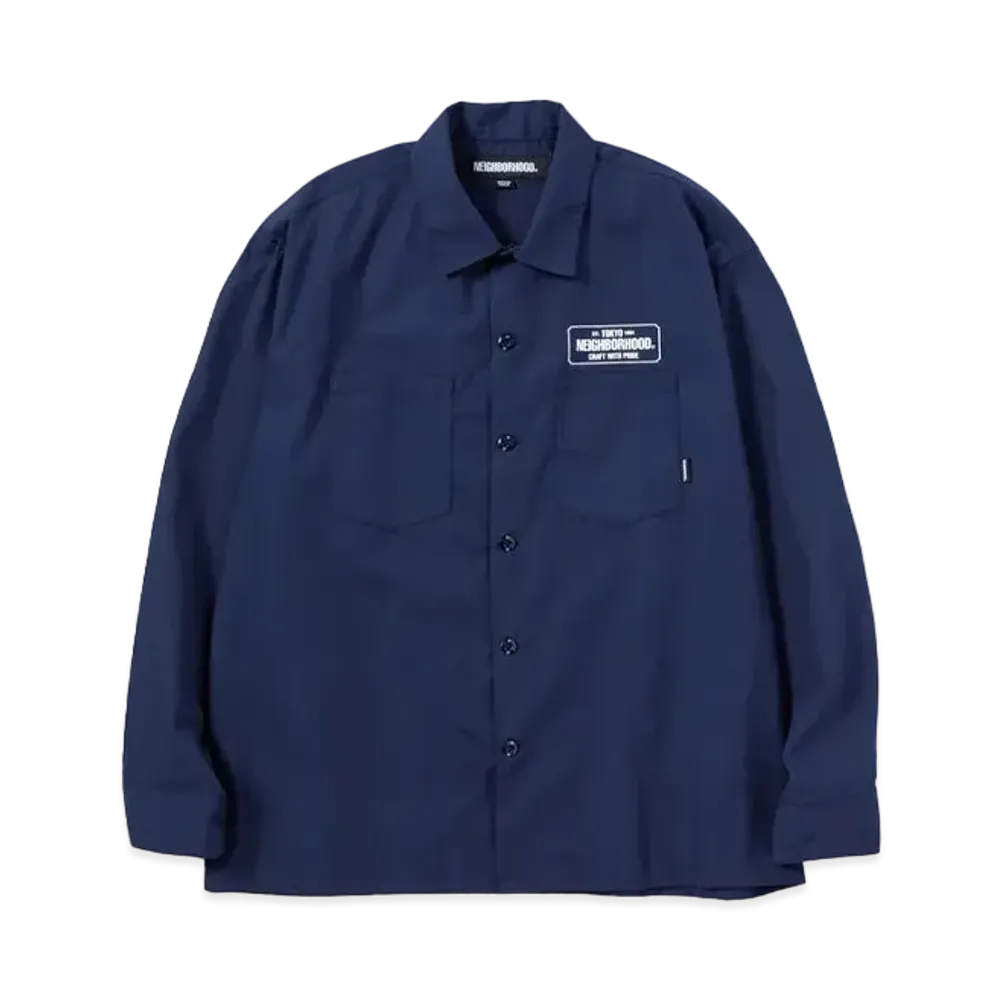 NEIGHBORHOOD Classic Work Shirt LS "Navy"