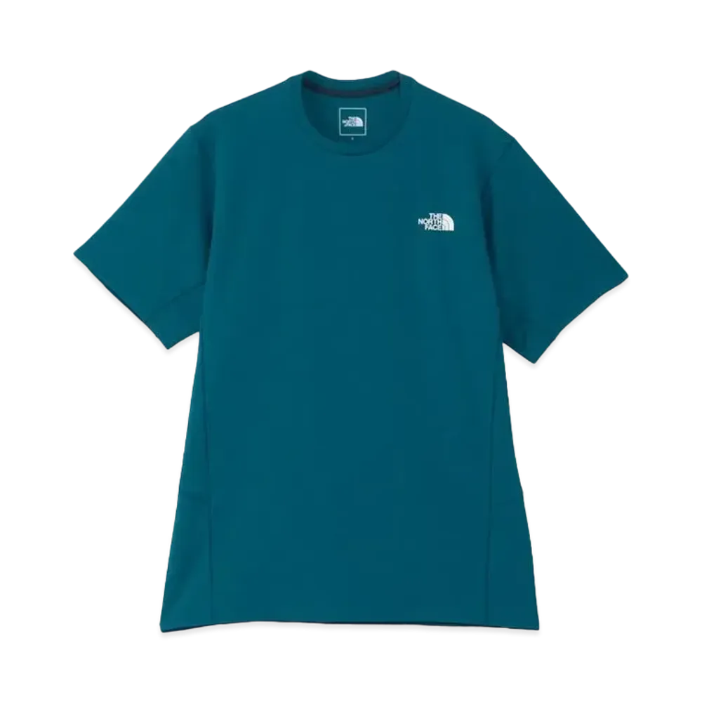 The North Face Short Sleeve Flash Dry Mid Crew "Blue Moss"