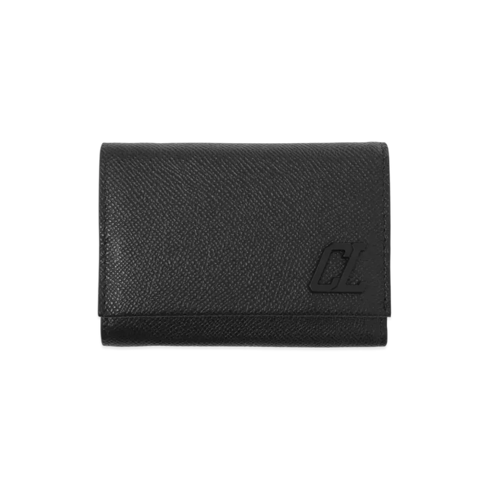 Christian Louboutin Tri-Fold Wallet with Coin Purse "Black"
