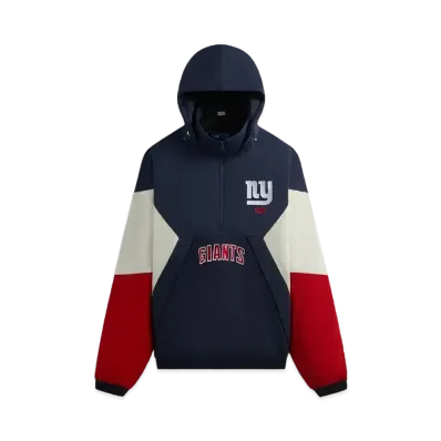 Kith & '47 For The NFL: Giants Quarter Zip Anorak With Hood "Nocturnal"