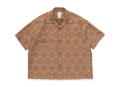 visvim Copa Shirt S/S Jacquard (Silk) "Orange"