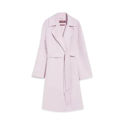 Max Mara Totem Wool Silk Cashmere Coat "Pink"