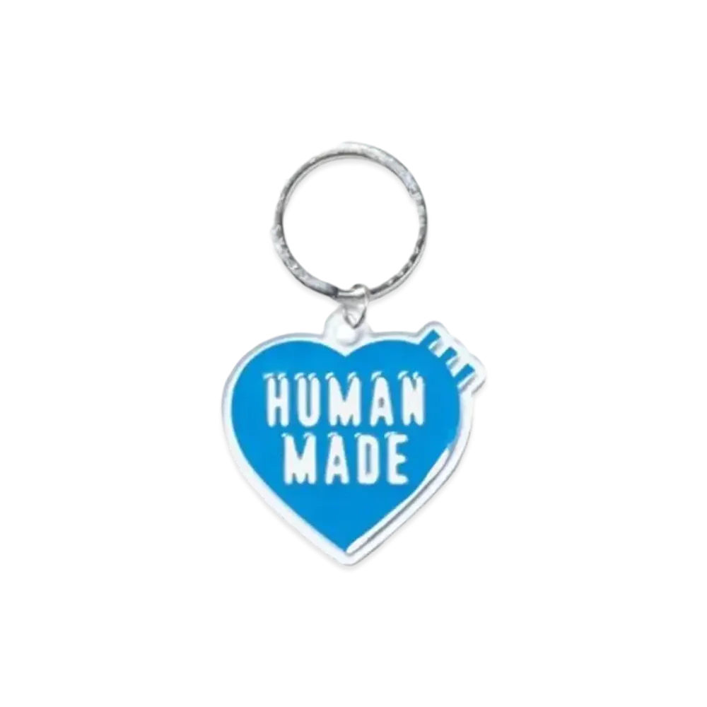 HUMAN MADE Heart Keyring "Blue"