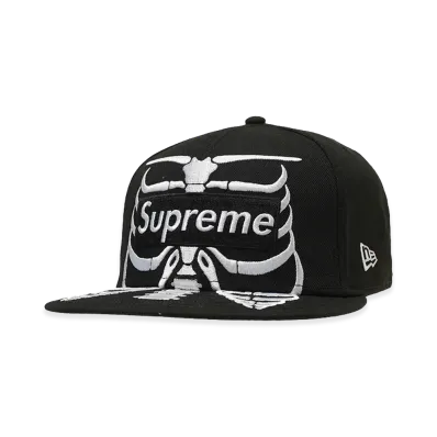 Supreme Bones Box Logo New Era "Black"