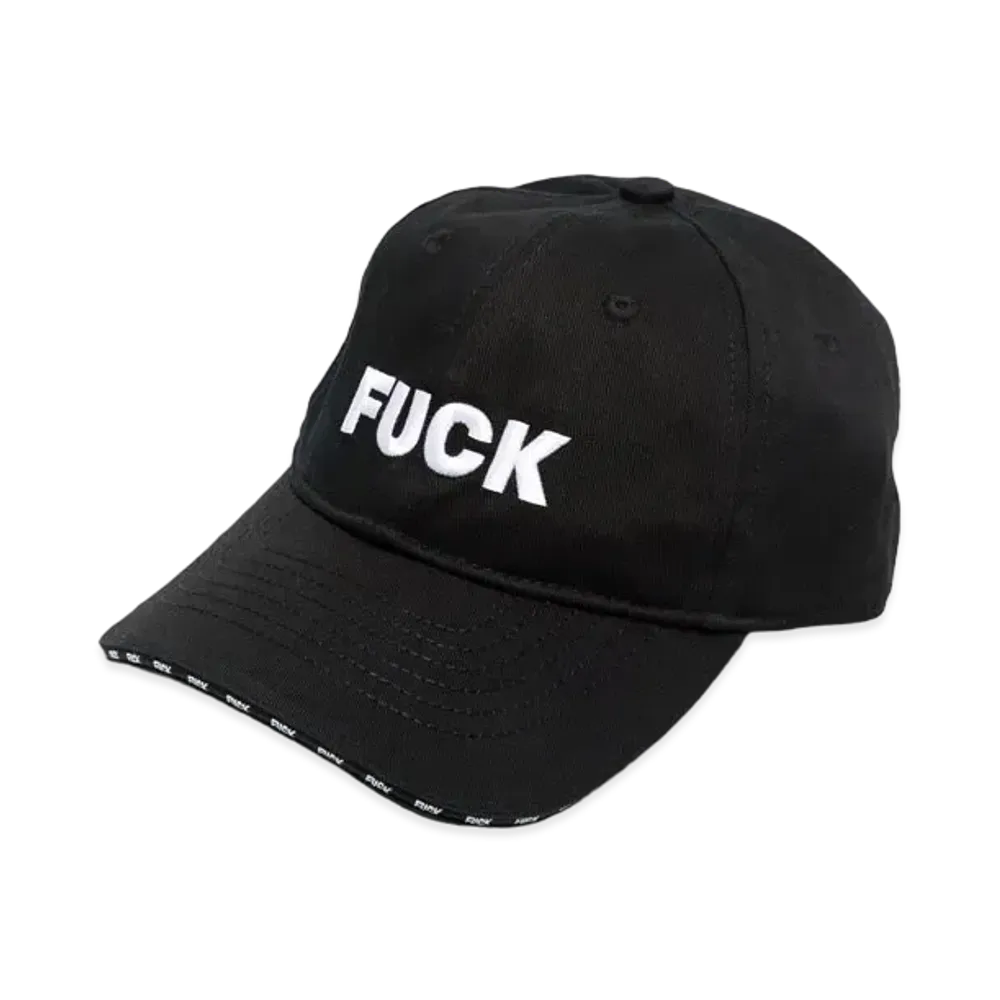 VETEMENTS Slogan Cap "Black"