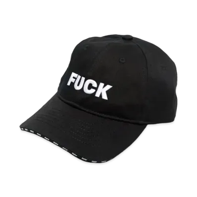 VETEMENTS Slogan Cap "Black"