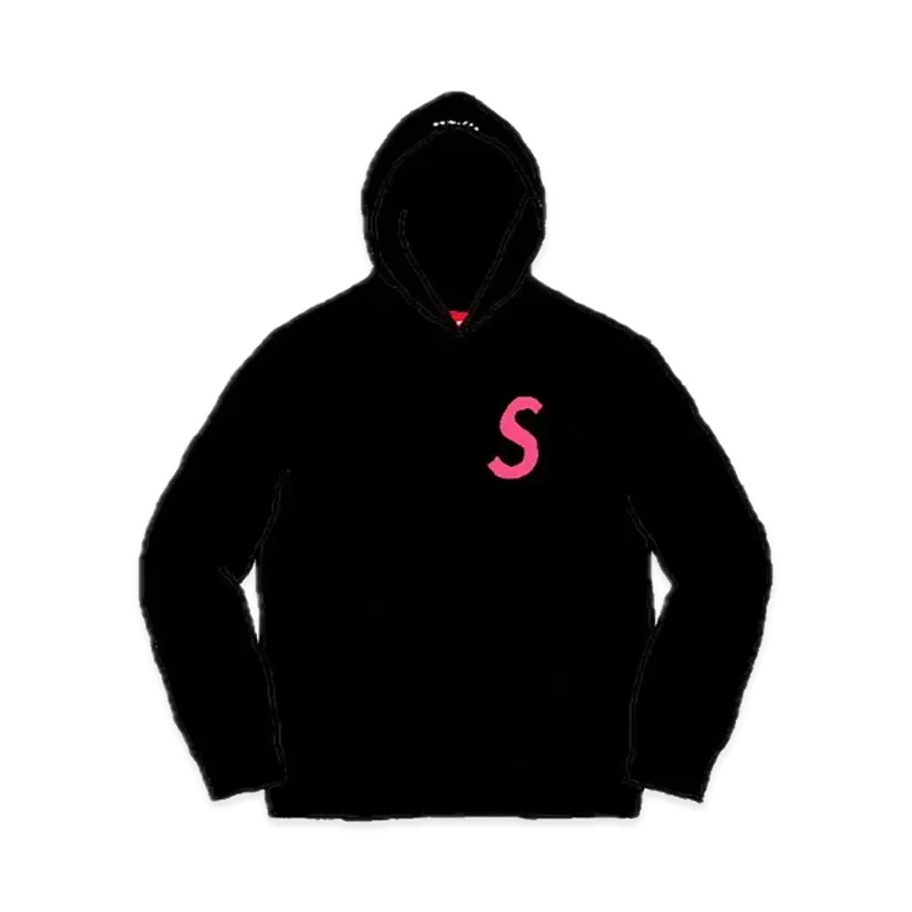 Supreme S Logo Hooded Sweatshirt "Black" (19FW)
