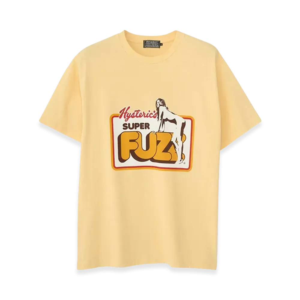 HYSTERIC GLAMOUR Morning Beat T-Shirt "Yellow"