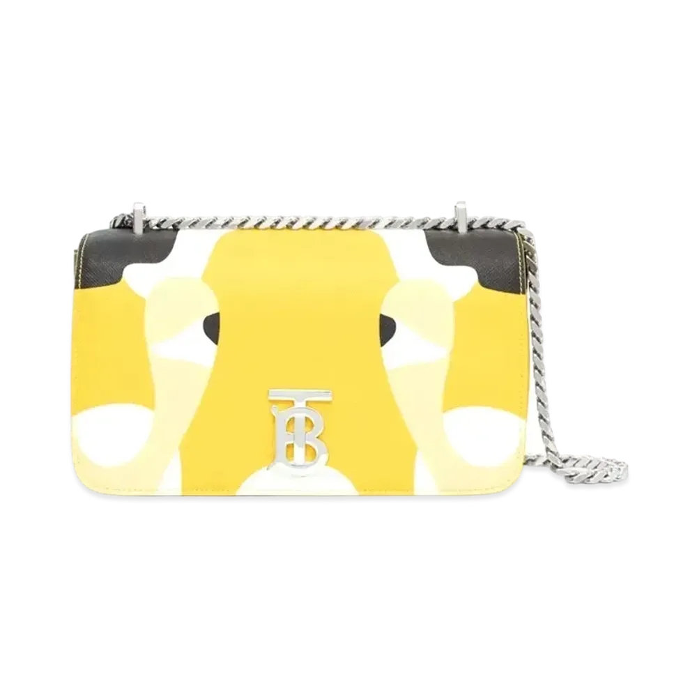 Burberry Small Abstract Print Lola Bag "Yellow"