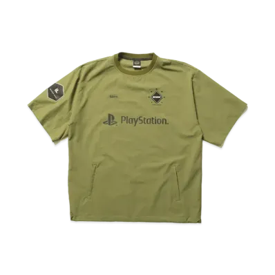 F.C.Real Bristol x PlayStation Dot Air Short Sleeve Piste "Khaki"