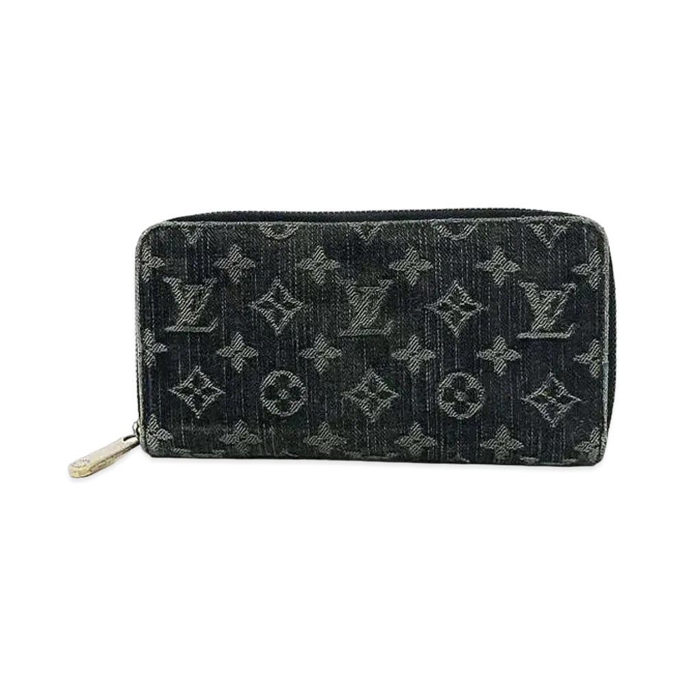 Louis Vuitton Zippy Wallet Monogram Denim