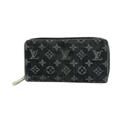Louis Vuitton Zippy Wallet Monogram Denim