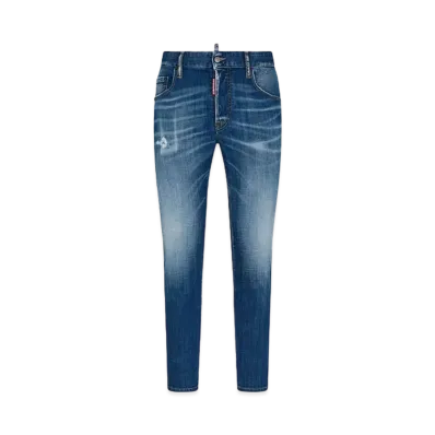 Dsquared2 Medium Plantation Wash Skater Jeans "Navy"