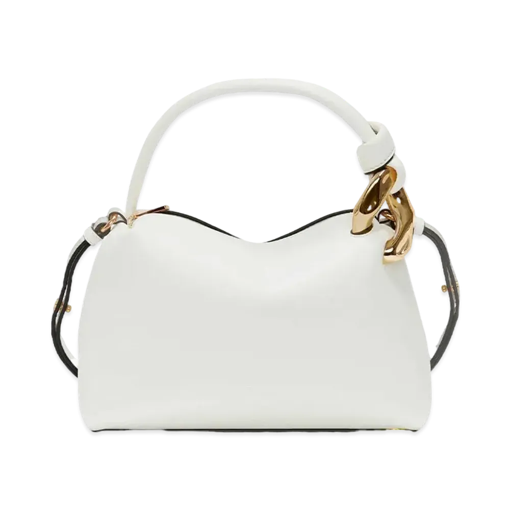 JW ANDERSON Small Jwa Corner Bag - Leather Bag "Off White"