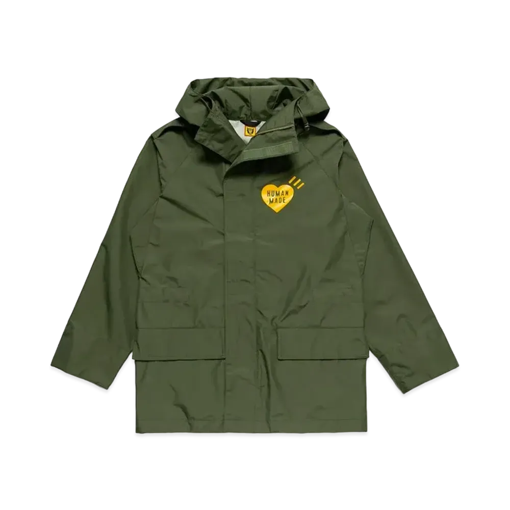 HUMAN MADE MILITARY RAIN JACKET "Green"