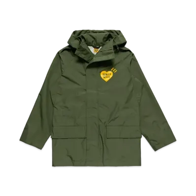 HUMAN MADE MILITARY RAIN JACKET "Green"