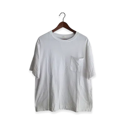 COMOLI French Terry S/S Crew "White"