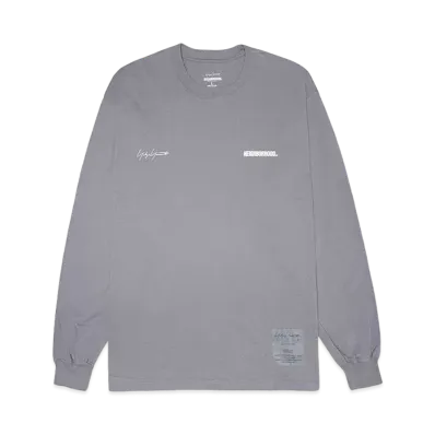 NEIGHBORHOOD x YOHJI YAMAMOTO Tee LS "Gray"