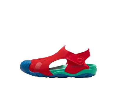 Nike PS Jordan OTDR Sandals "University Red/Kinetic Green"