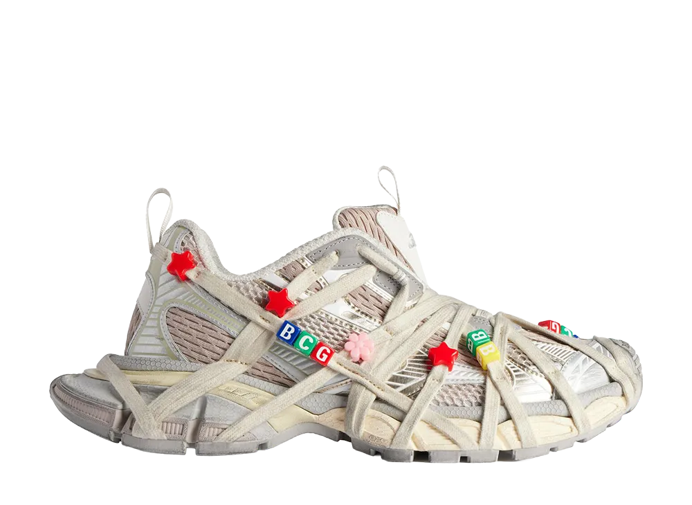 BALENCIAGA Women's 3XL Extreme Lace Sneaker "Eggshell"