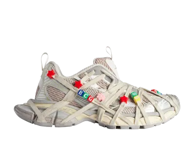 BALENCIAGA Women's 3XL Extreme Lace Sneaker "Eggshell"