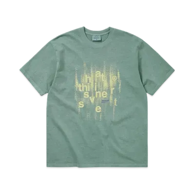 thisisneverthat Brushed Paint Tee "Emerald"