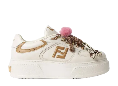 FENDI Women's Match Lace-Up Sneaker "White"