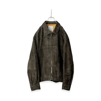 ANCELLM Geep Tuck Jacket "Black"