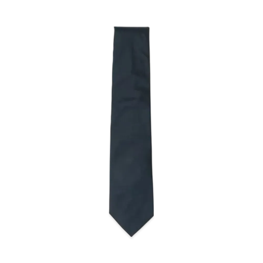BEAMS Silk Solid Tie "DarkNavy"