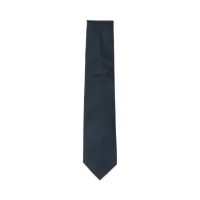 BEAMS Silk Solid Tie "DarkNavy"