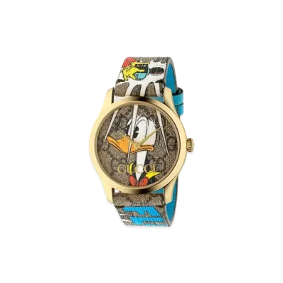 GUCCI x Disney Donald Duck GG Supreme G-Timeless Watch