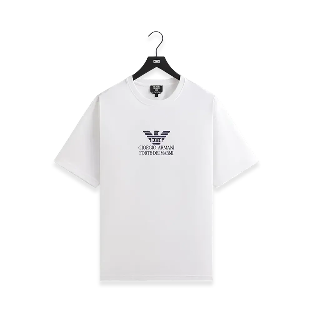 Kith x Giorgio Armani Forte dei Marmi Tee "White"