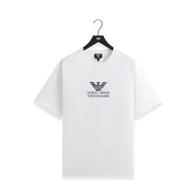 Kith x Giorgio Armani Forte dei Marmi Tee "White"
