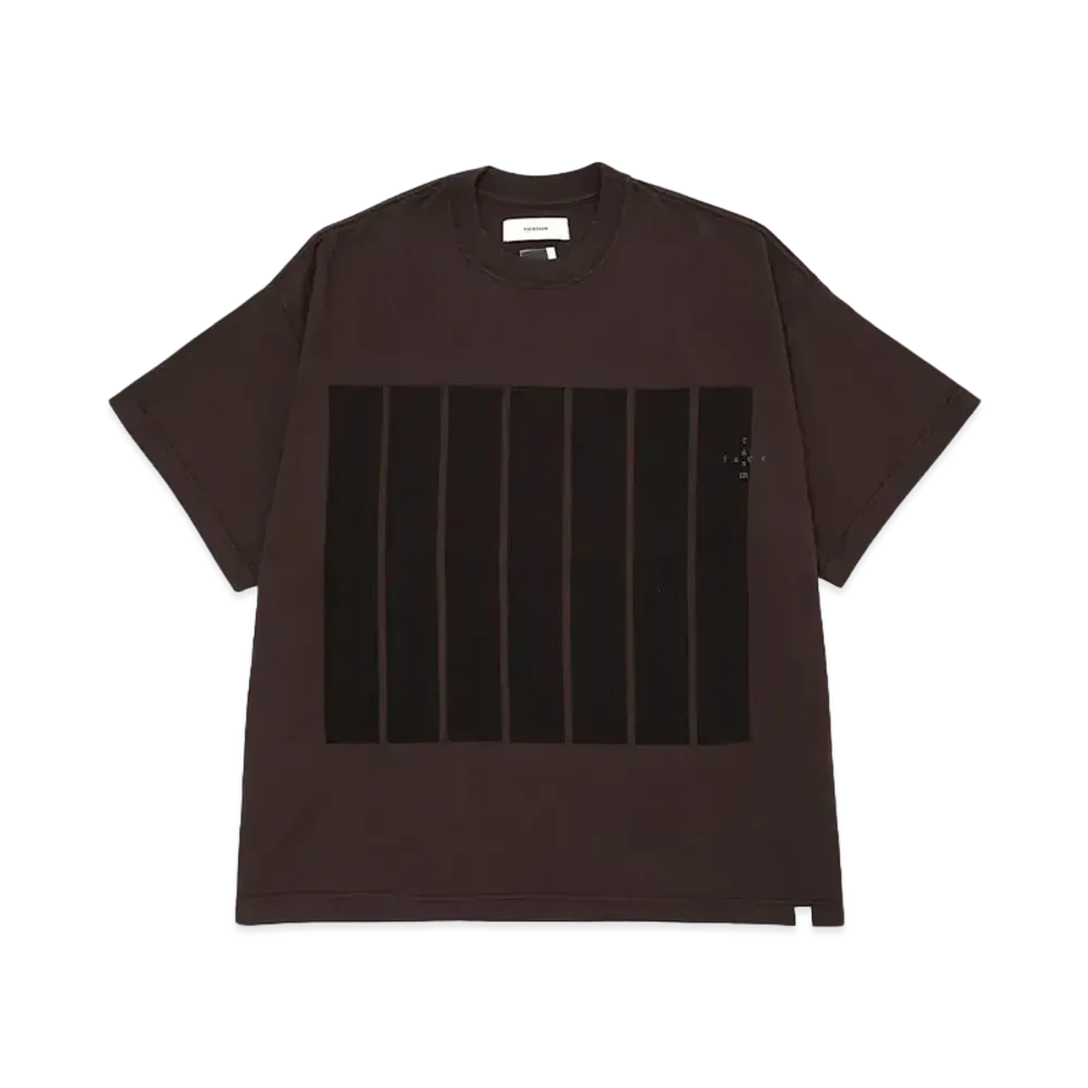 FACETASM 7 BARS TEE "BROWN"