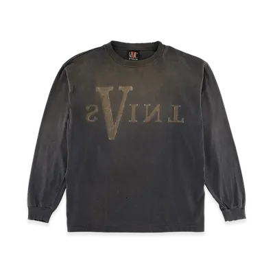 SAINT Mxxxxxx VLONE Long Sleeve Tee Maria "Black"
