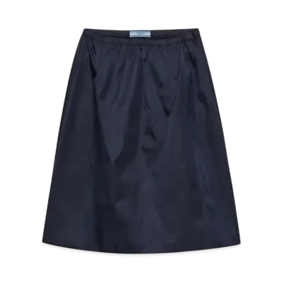 PRADA Women's Re-Nylon Skirt "Navy"
