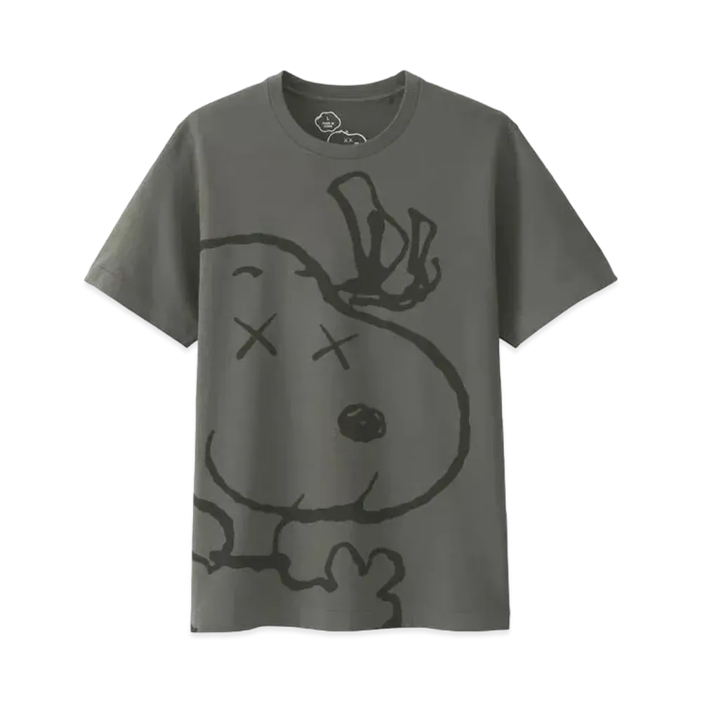 Uniqlo x KAWS x Peanuts Snoopy Face Tee "Grey"