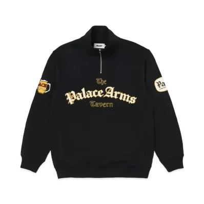 PALACE PUB GRUB FUNNEL NECK "Black"