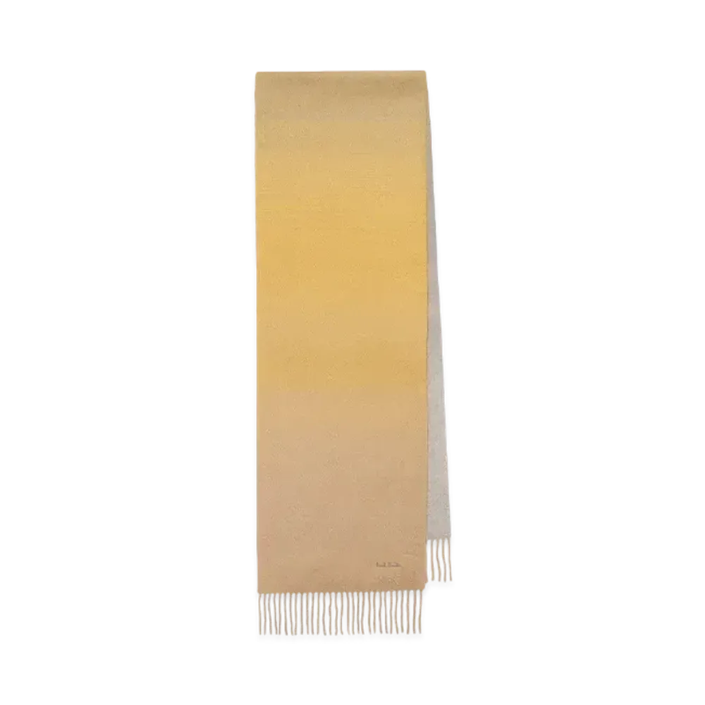 Paul Smith Gradation Cashmere Scarf "Beige"