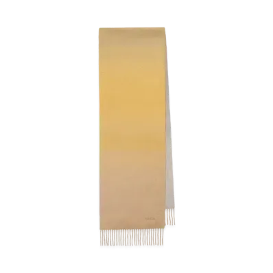 Paul Smith Gradation Cashmere Scarf "Beige"