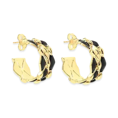 Louis Vuitton LV Malletage Earrings "Gold"