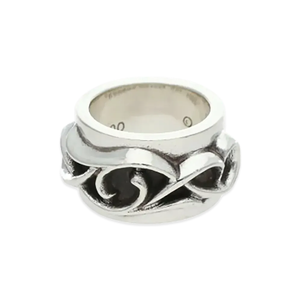 Chrome Hearts Single Wide Vine Band Ring "Silver"