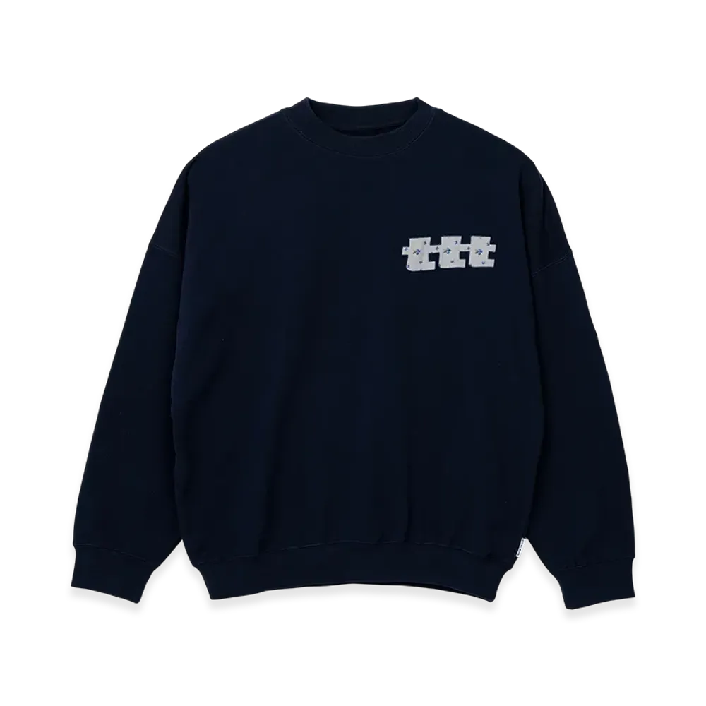 TTTMSW Fruits crew neck sweat "Navy"