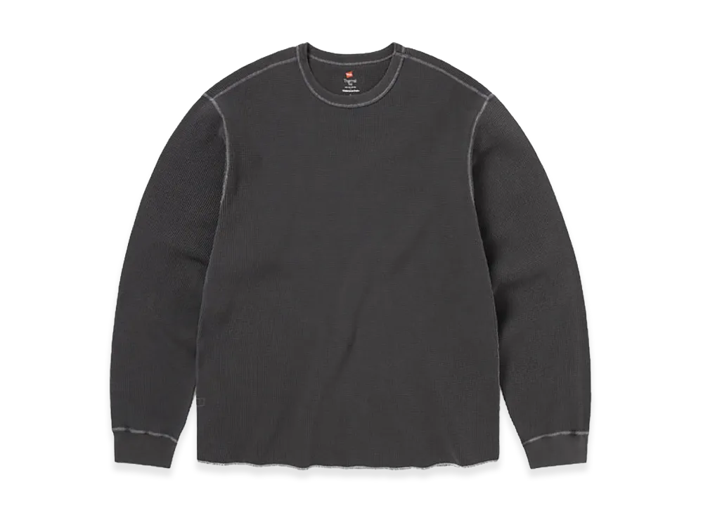 thisisneverthat x Hanes Thermal Top "Charcoal"