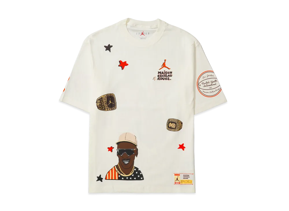 Jordan x Maison Château Rouge Men's Tee #2 "White"