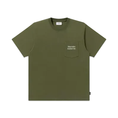 Mercedes Anchor Inc. Pocket Tee "Olive"