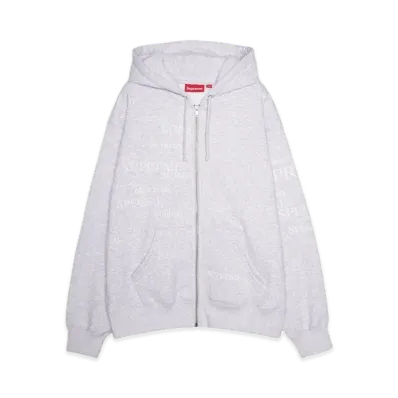 Supreme Special Zip Up Hooded Sweatshirt "Ash Grey"