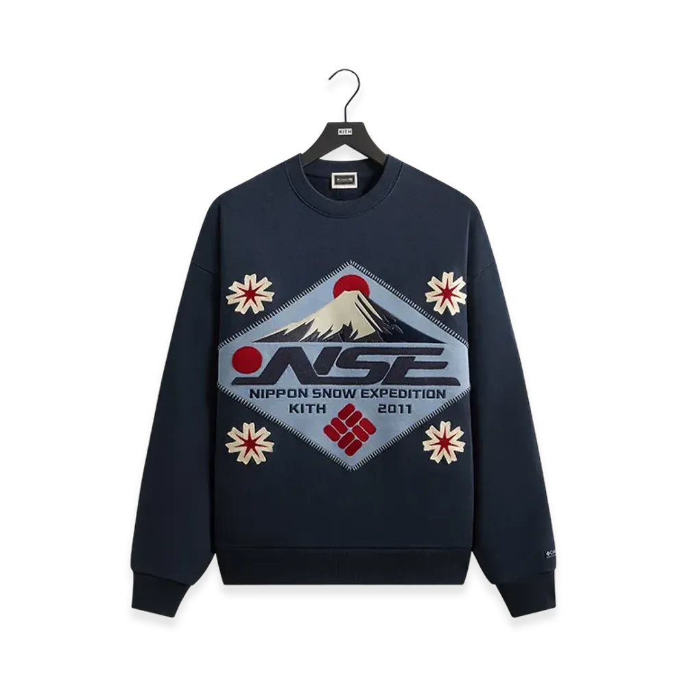 Kith x Columbia Patch Crewneck "Nocturnal"