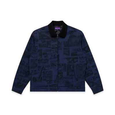 BlackEyePatch x Initial D Work Jacket "Navy"
